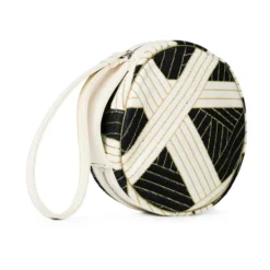 Rund Beauty Clutch Taske Sort