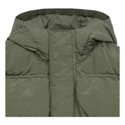 Sage Puffer Jacket med hætte