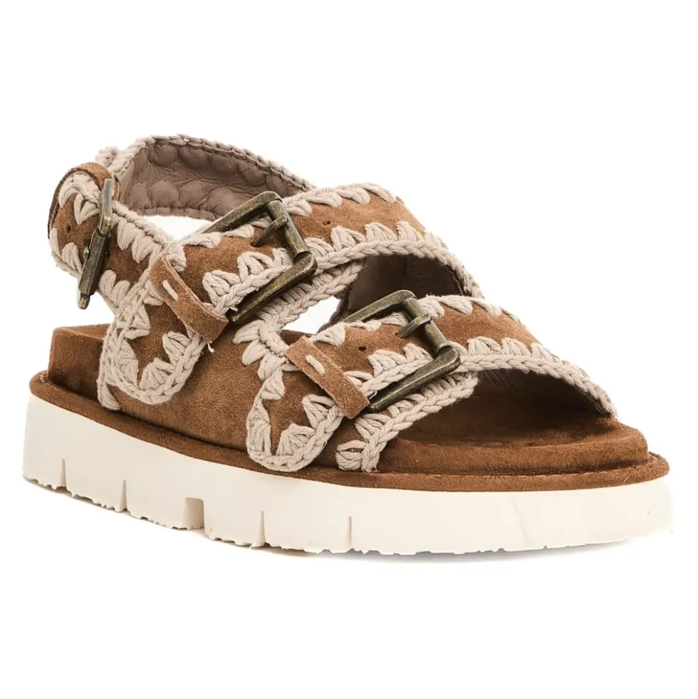 Sandaler med dobbelte spænder