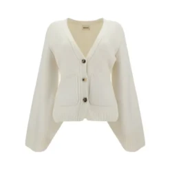 Scarlet Cashmere Cardigan med V-udskæring