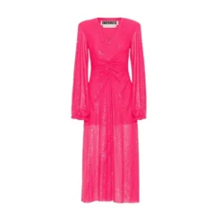 Sequin Midi Kjole Sort