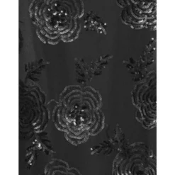 Sequins Fitted Maxi Dress