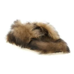Shearling flip-flops