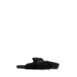 Shearling og ruskind slippers