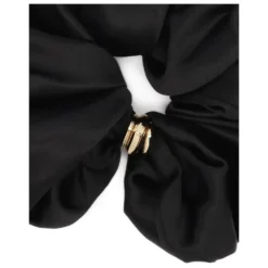 Silk Satin Scrunchie med guldbelægning