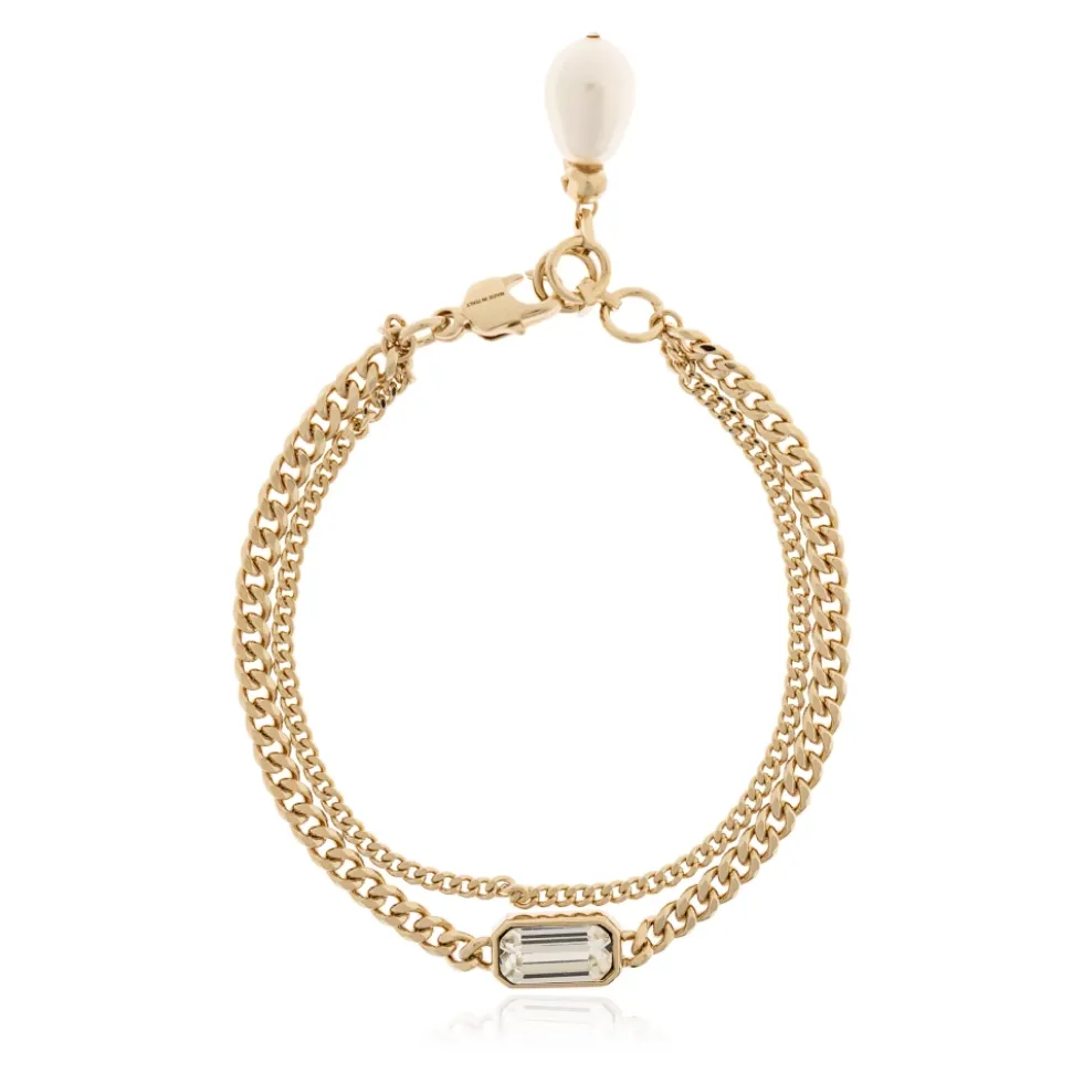 Skull & Crystal Armbånd
