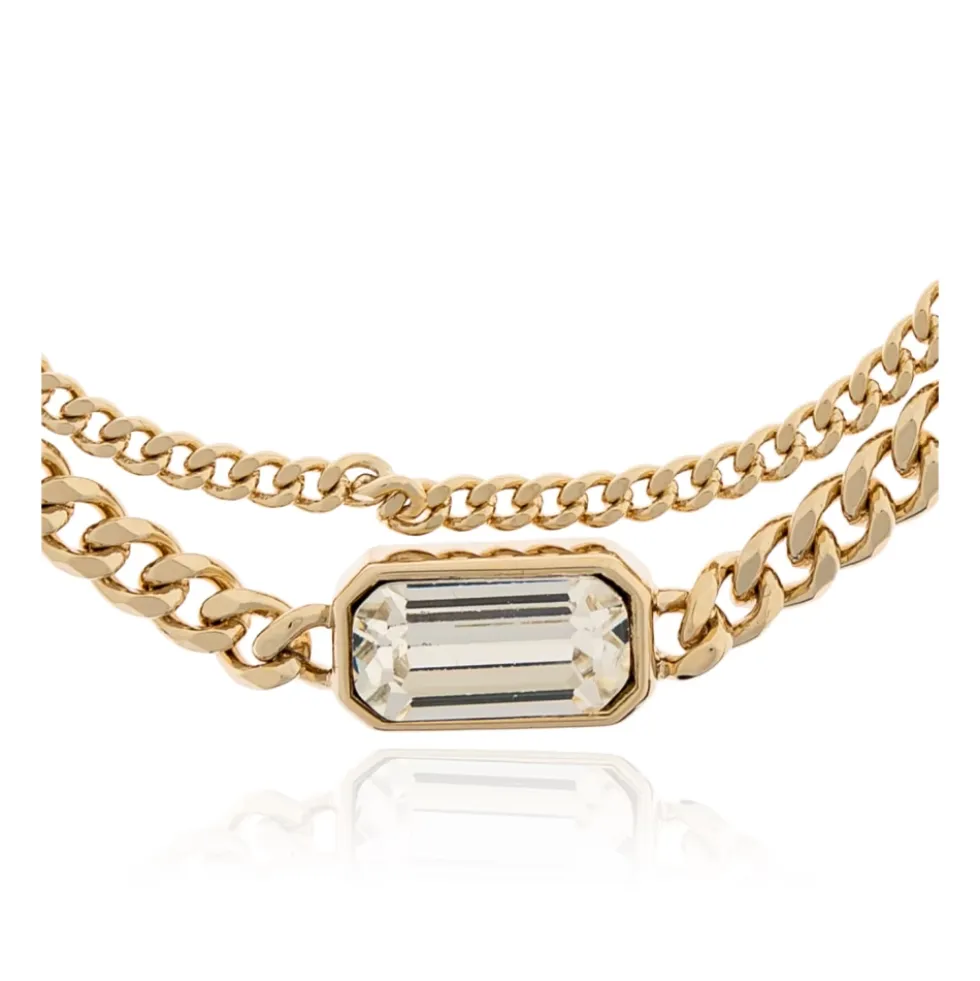 Skull & Crystal Armbånd