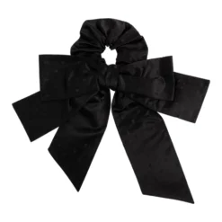 Skull Jacquard Bow Scrunchie