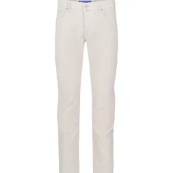Slim Fit Bard Bukser med Broderi