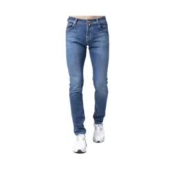 Slim Fit Blå Jeans