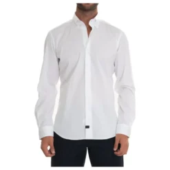 Slim Fit Casual Skjorte med Knapper
