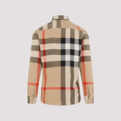Slim Fit Check Cotton Shirt