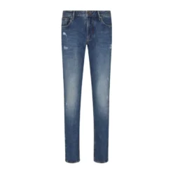Slim Fit Denim Blå Jeans
