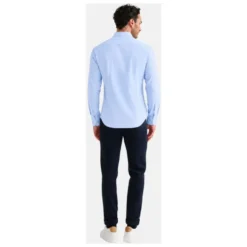 Slim Fit Skjorte med Geo Classic Manchetter