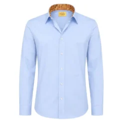 Slim Fit Skjorte med Geo Classic Manchetter