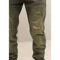 Slim Repaired Denim