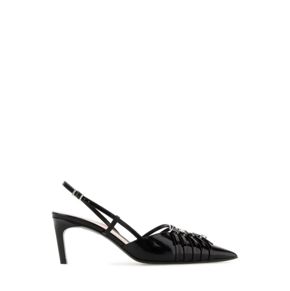 Slingback Stiletter med Spids Tå