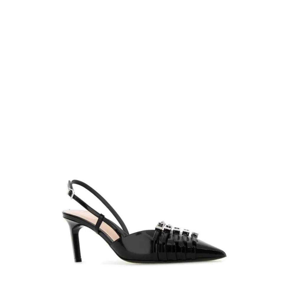 Slingback Stiletter med Spids Tå