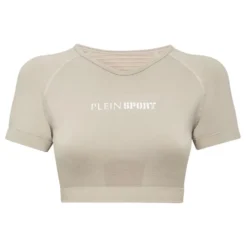 Sømløs Cropped T-shirt V-hals