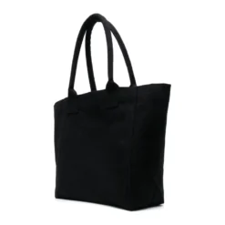 Sort Bomuld Tote Taske med Logo