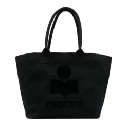 Sort Bomuld Tote Taske med Logo