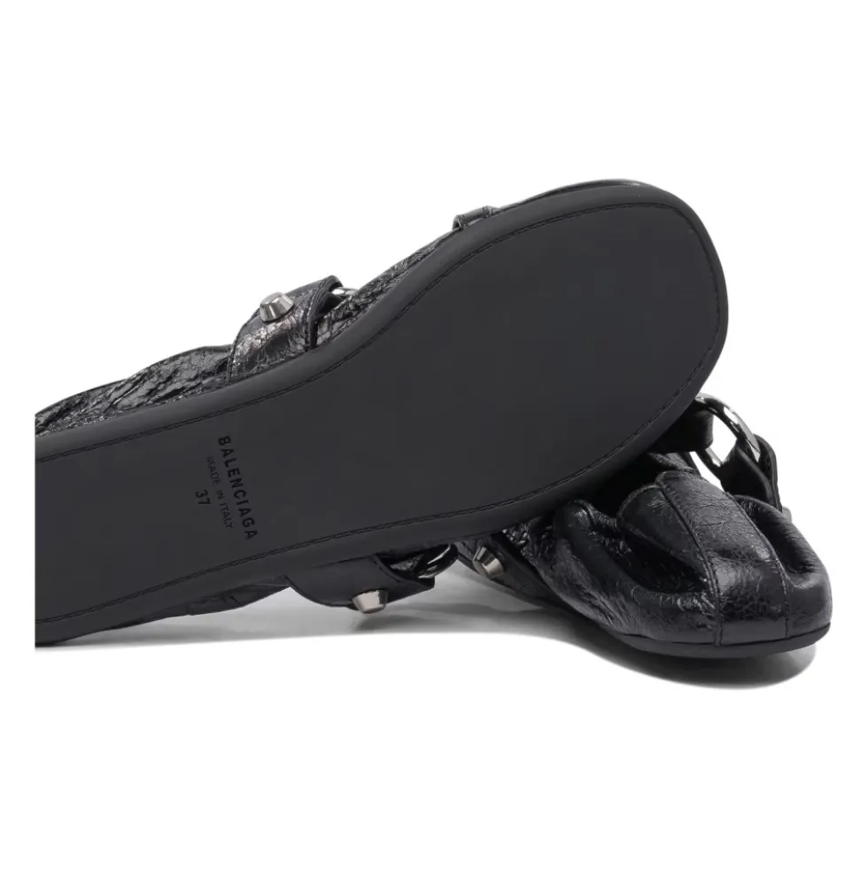 Sorte Ballerina Flats Elegante Behagelige Sko