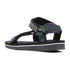 Sorte Depa Sandaler med Logo