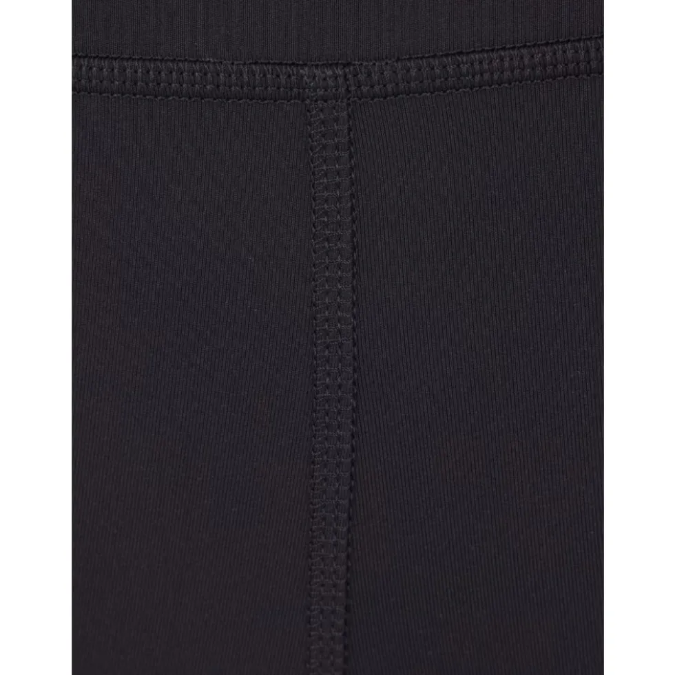 Sorte højtaljede logo shorts