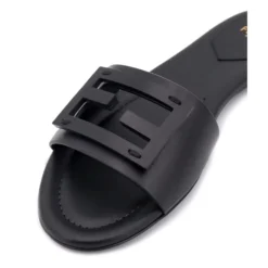 Sorte Logo Sandaler Produceret i Italien
