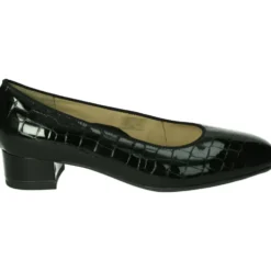 Sorte Pumps med Bred Pasform