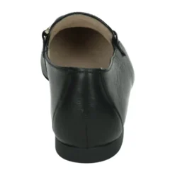 Sorte Slip-Ons med Gummisål