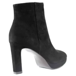 Sort Suede Ankelstøvle
