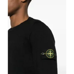 Sort Sweatshirt Stilfuldt Behageligt Design