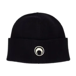 Sort Uld Beanie Hat