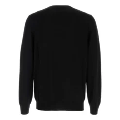 Sort uld sweater strikvarer