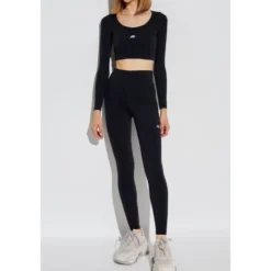 Sport leggings med logo