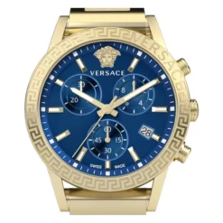 SPORT TECH Chronograph Guld Blå Ur