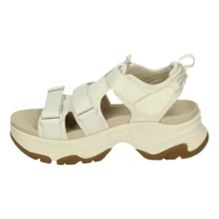 Sporty Beige Sandaler med Gummisål