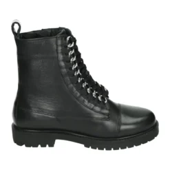Sporty Sort Læder Sneakers ROCK 21
