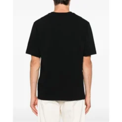 Stilfuld Bomulds T-shirt i Sort
