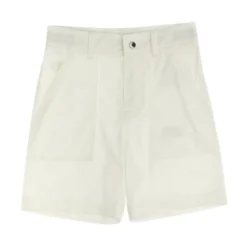 Stilfulde hvide shorts med lommer