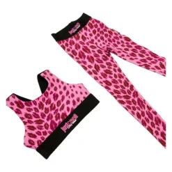 Sæt med logotop og elastiske leggings