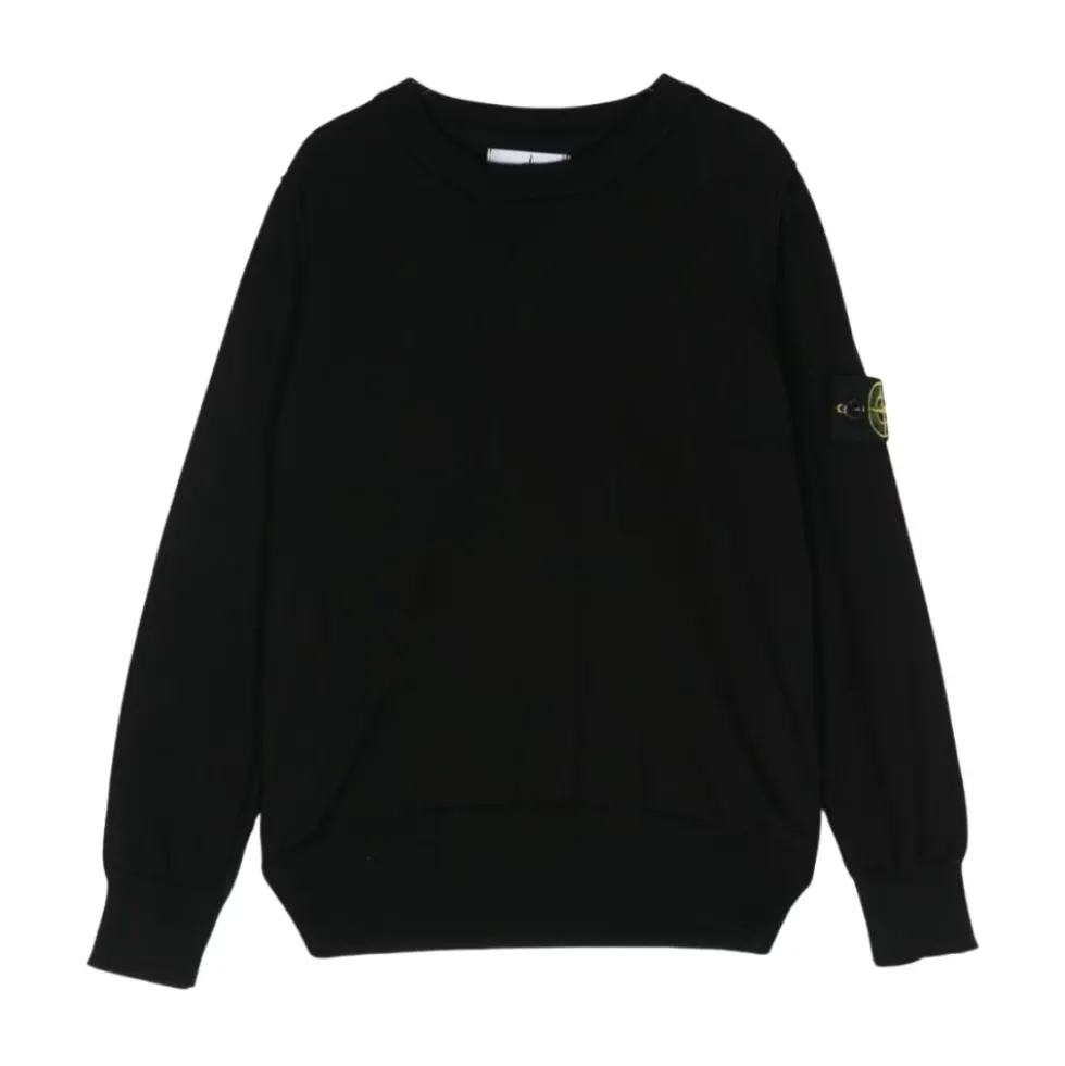 Stone Island Sweaters Sort