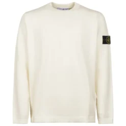 Stone Island Sweaters White