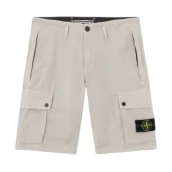 Stretch Cotton Twill Shorts