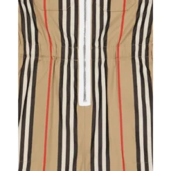 Stribet Bomulds Jumpsuit