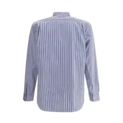 Stribet Bomuldsskjorte Elegant Stil