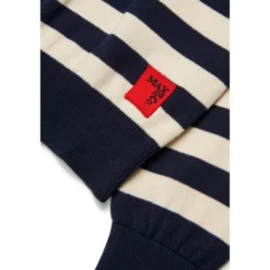 Stribet Jacquard Sweater