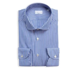 Stribet Poplin Tailor Fit Skjorte