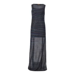 Striped Sequin Maxi Dress